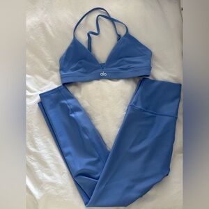 ALO Yoga Blue Intimates Set